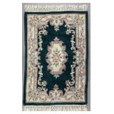 Chinese Aubusson Style Wool Rug 5' x 3'5'
