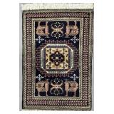 Persian Oushak Hand-Knotted Wool Rug 3'5' x 2'4'