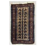 Persian Baluchistan Semi-Antique Rug 2'6' x 1'6'