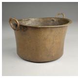 Antique Hand Hammered 11' Copper Pot