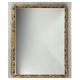 Beveled Mirror in a Gilt Gesso Frame 44' x 34'