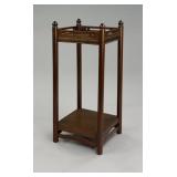 Miniature Chinese Rosewood Stand 15-1/2' H