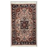 Indo-Persian Isfahan Hand-Knotted Rug 4'10' x2'11'