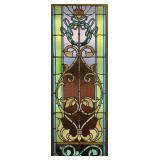 Antique Stained Glass Panel 25' x 68'