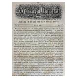 'Horticulturalist & Journal of Rural Art'1847 Book