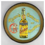 Kern's Cream of Michigan Beer Tin Serving Tray
