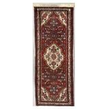 Persian Hamadan Hand-Knotted Runner 6'8' x 2'7'