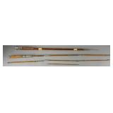 Two Vintage Fishing Rods, Disassembled