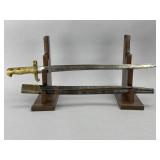 French Chassepot Style Bayonet w/ Scabbard