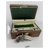19th C. Inlaid Writing Slope with Derringer