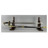 India Made Masonic Ceremonial Sword w/Scabbard