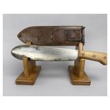 USMC Chatillon N.Y. WWII Bolo Knife & Sheath