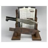 Collins No. 18 Legitimus Bowie Knife w/ Sheath