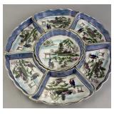 Porcelain Serving Dish with Compartments
