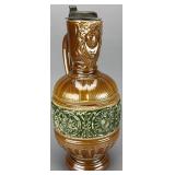 Ceramic Stein with Metal Lid