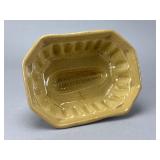 Yellow Ware Corn Cob Mold Bowl, 7 inches