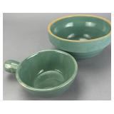 Set of Two Ceramic Bowls, Marked 'USA'