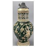 Ceramic Stein with Figural Decoration