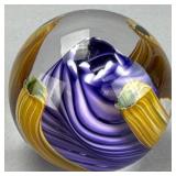 Mark Wagar Glass Paperweight, 3 inches