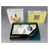 Three Boxed Miniature Perfume Bottle Sets