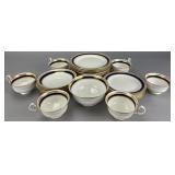 Aynsley Porcelain Tableware Set, approx 7 inches