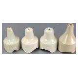 Set of Four Ceramic Pie Funnels