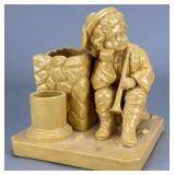 Beswick Pottery Seated Man Pipe Planter