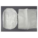 Set of 8 Embroidered Fabric Napkins