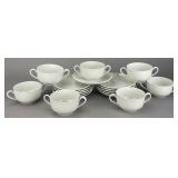 C&E.G Royal Austria Porcelain Cups and Saucers