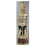 Ceramic Beer Stein with Figural Lid