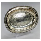 Barker Ellis English Silverplate Oval Serving Dish