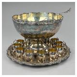 F. B. Rogers Silver 15 PC. Silverplated Punch Set