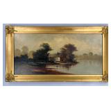 1922 C.T. Hughes Oil Painting on Board