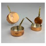 Vintage Korean Copper Measuring Cups Set of 4