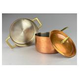 Paul Revere Copper Cookware, Casserole & Saucepan