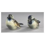 2 Goebel Porcelain Titmouse Figurines