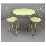 Antique Ice Cream Parlor Set