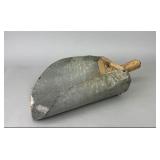 Primitive Handmade Grain Scoop with Wooden Handle