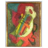 Joan Witter (MICH 1938-2022) Abstract Oil Painting