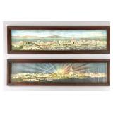 Pair of Framed Panama-Pacific Exposition Prints