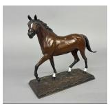 Franklin Mint Cast Bronze Horse Figure