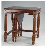 Neoclassical Style Hanging Nesting Tables, Partial