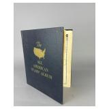 All American Stamp Album w/ 100+ U.S. Stamps