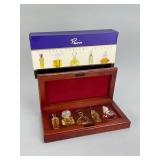 Paris Coffret Mini Perfume Bottle Jewelry Box Set