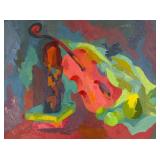 Joan Witter (MICH 1938-2022) Abstract Oil Painting