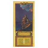 Maxfield Parrish (AM, 1870-1966) 1928 Calendar
