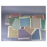 USPS Postage Stamp Sheets, 60+ Sheets