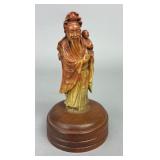 Chinese Craved Soapstone Figure of an Immortal