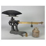 Fairbanks-Morse Fishtail Cast Iron Balance Scale