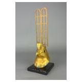 Boehm Falcon Head Porcelain Sculpture, King Tut